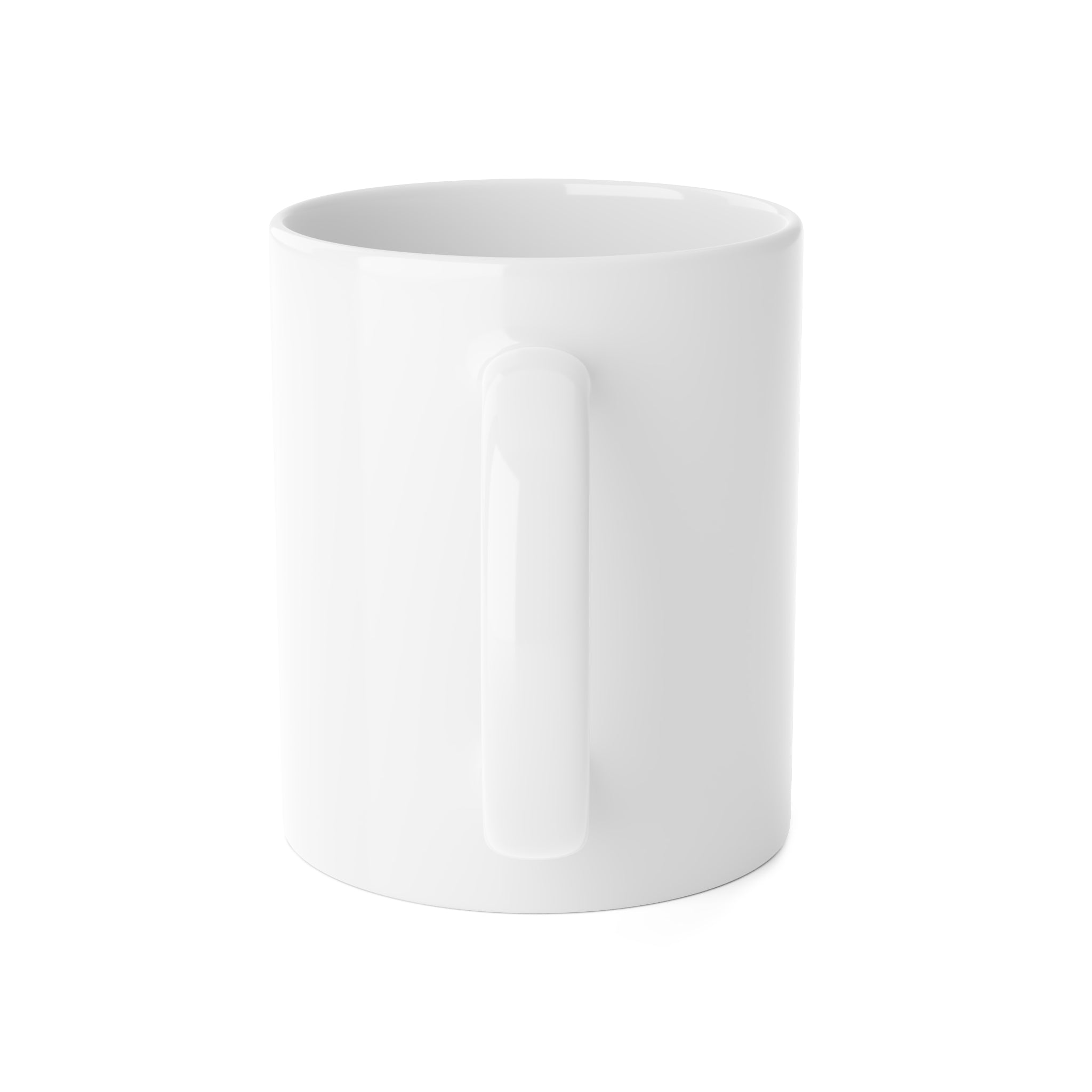 White Ceramic Mug, 11oz Humorous, witty, and just fun way to start the day! Great for the office.